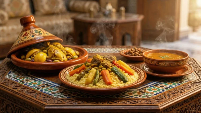 المطبخ المغربي: سيمفونية الذوق والتاريخ - موسوعة شاملة للأسرار والتقاليد وفنون الطهي العريقة